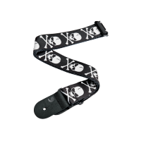 D´ADDARIO Guitar Strap 50mm Cross Bone Skull	50H01