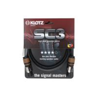 KLOTZ SC-3 Speaker Cable - 2m 2x2,5mm speakON 2 / Black     SC3L2FF0200