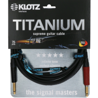 KLOTZ 6m Titanium Instrument Cable / Jack->Jack / Gold Contacts	TI0600PSP