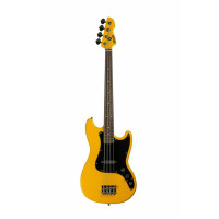 MARKBASS Electric Bass YELLOW LITTLE BASS (M-Master style 30" short scale) with Bag   MBB148035C