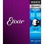 ELIXIR Acoustic Guitar Strings - Polyweb (012-053) 11050
