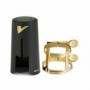 VANDOREN Ligature (golden) & Plastic Cap for Soprano Sax  / "Masters" LC16P