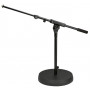 K&M Low Profile Round-base Microphone Boom Stand (telescopic boom)  2596030055