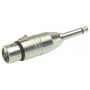 GEWA Adapter XLR (F) to 6,3mm Jack Mono	191609