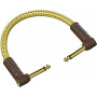 FENDER 15cm Patch Cable - DELUXE / Yellow Tweed (Bowl 20 Cables)  0990820073