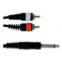 GEWA Y Cable / 3m / Jack -> 2xRCA 190145