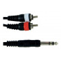 GEWA Cable 1,5M  6,3st to 2 x RCA 190150
