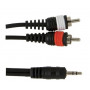 GEWA Y Cable / 3m / ST Mini Jack -> 2xRCA 190165