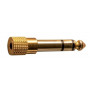 GEWA Jack 3,3 mm Stereo - Jack 6,3 mm Stereo Gold	191598
