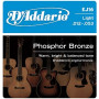 D´ADDARIO Acoustic Guitar String - Ph. Bronze (012-053) EJ16