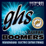 GHS Electric Guitar Strings - Sub-Zero Boomers (011-050)  CRGBM