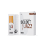 D´ADDARIO Organic Select Jazz Alto Saxophone Reeds - Unfiled - 3 Medium (10 box) ORRS10ASX3M