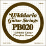 D´ADDARIO Phosphor Bronze Single String      PB020