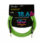 FENDER 5,5m PRO Glow in Dark Instrument Cable / Green    0990818119