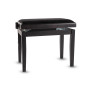 PVX Piano Bench - Rosewood Matt / Black Velour Seat  PVX040