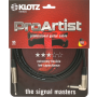 KLOTZ 3m Pro Artist Instrument Cable / Jack->Jack Angled PRON030PR