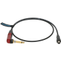 KLOTZ 0,7m Patch Cable - SilentPlug Angled -> Mini XLR 4p  KSH307RSP
