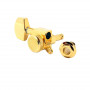 GÖLDO Kluson Backlock Tuners 3+3 45, Schaller-Style Big / Gold MBS33G