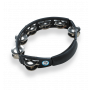 LP LP150 - Cyclops Tambourine - 2 Row / Steel / Black	LP861500