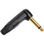 EW Angled Mono Jack, Golden NP2RXB