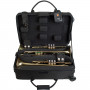 PROTEC Case for 3 Trumpets with Trolley IP301TWL