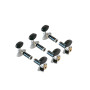 SCHERTLER Tuners 3+3 for Classical Guitar w/ball bearing Chrome Ebony Knobs	TBRPROCHCLE