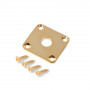 STEWMAC Metal Jack Plate for Gibson® Les Paul® / Gold 0053G