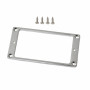 STEWMAC Metal Humbucker Cover for Flat Bodies, Low, Chrome 2072