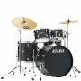 TAMA Imperialstar Drum Set with Hardware and Throne / Black Oak Wrap (22B/10T/12T/16T/14T) IE52KH6WBOB