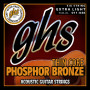 GHS Acoustic Guitar Strings - Thin Core Ph. Bronze (011-046)   TCBXL