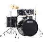 TAMA Drum Set Stagestar with Drum Throne and Cymbals (20/10/12/14F/14S)/ Black Night Sparkle  ST50H6CBNS