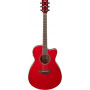 YAMAHA TRANSACOUSTIC Series E/A Guitar with Cutaway / Ruby Red	FSCTARR