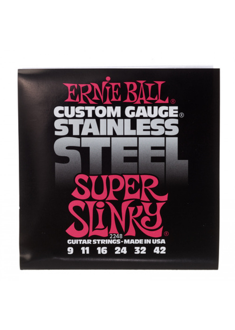 Ernie ball custom gauge stainless steel on sale