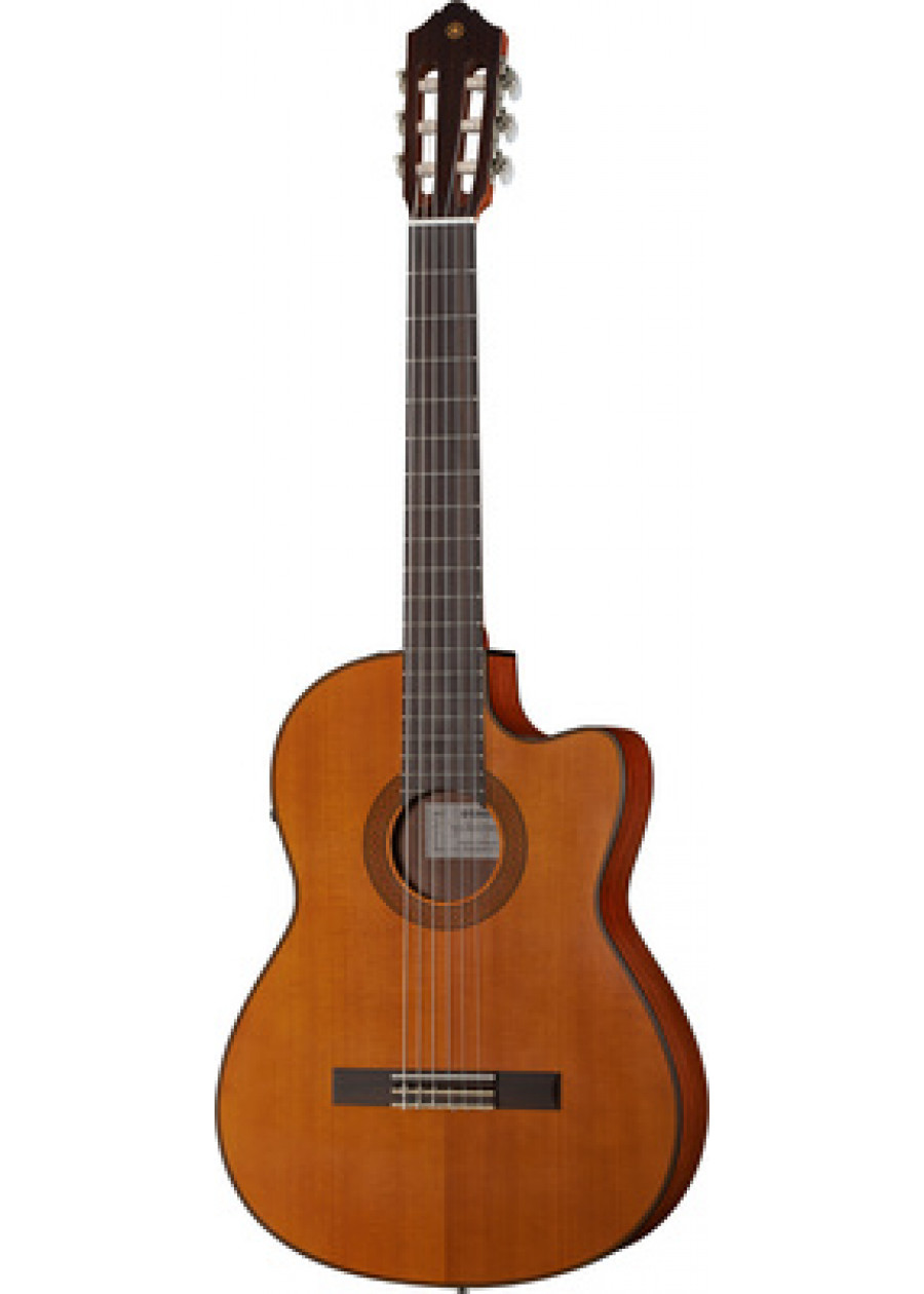 YAMAHA Classic Guitar w el Natural CGX122MSC PVXmusic