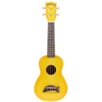 KALA Makala® Dolphin sopran ukulele koos kotiga / kollane  MKSDYL