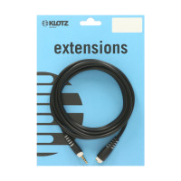 KLOTZ AS-EX1 3m pikenduskaabel / mini-jack M->mini-jack FM  ASEX10300