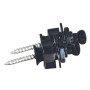 GEWA Strap Locks / Security High Gloss Black 2 pcs. In Blister	555114