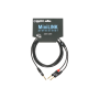 KLOTZ MiniLink PRO Y/Insert kaabel - 6m Jack 3p – 2xJack 2p / must  KY1600