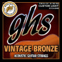 GHS 12-keelse akustilise kitarri keeled - Vintage Bronze (010-046) VN12CL