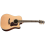 WALDEN Solid Top E/A Guitar with Cutaway D600CEW