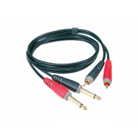 KLOTZ 1m paariskaabel - 2 x Jack 2p – 2 x RCA	    ATCJ0100