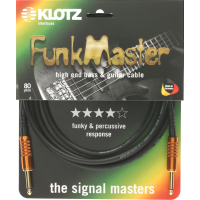 KLOTZ 6m Funkmaster instrumendi kaabel / Jack->Jack / kullatud kontaktid  TM0600