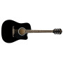 FENDER FA125CE Dreadnought Guitar / Black 0972713506