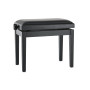 PVX Piano Bench Black Matt – Black Vinyl Seat	PVX130
