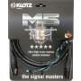 KLOTZ M5 Microphone Cable 1m /  Gold-plated Neutrik®  Commodity XLR  M5FM01