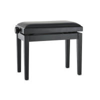 PVX Piano Bench Black Matt – Black Vinyl Seat	PVX130