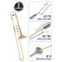 BG Trombone Combo Pack – Cleaning Swabs  (A31TB+A31TB1+ATU)	CPTB