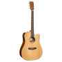 CORT Solid Top Electro-acoustic Guitar / Natural 	EARTH60CENAT