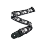 D´ADDARIO Guitar Strap 50mm Cross Bone Skull	50H01