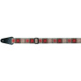 GEWA Guitar Strap F&S Jacquard Fabric / red-silver-black  531065